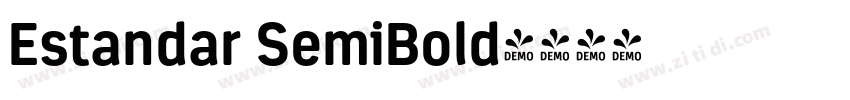 Estandar SemiBold字体转换